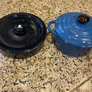 Don Julio Serving Dish Creative Co-op Blue Baking Dish